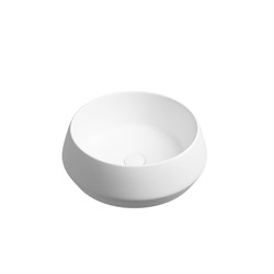 CERAMICA NOVA Maya Раковина накладная круглая 400x400x140 белый матовый CN12004MW - фото 290385