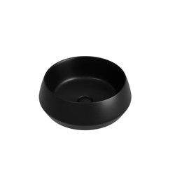 CERAMICA NOVA Maya Раковина накладная круглая 400x400x140 черный матовый CN12004MB - фото 290393