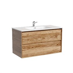 SANCOS Marmi 2.0 Тумба подвесная 890х445х520 с двумя ящиками оснащенными доводчиками скрытого монтажа, дуб чарльстон, арт.MR2.090ECH MR2.090ECH - фото 296571