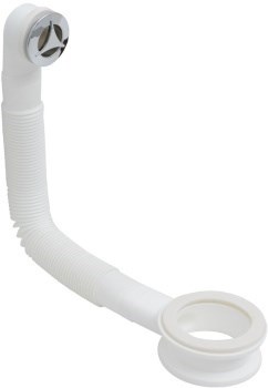 AQUANET Слив-перелив для литьевых раковин хром AQUANET-312686 - фото 303444