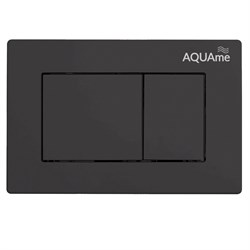 AQUAme Панель смыва для инсталляции, черный AQM4102B - фото 304996