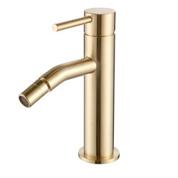 AQUAme Siena Смеситель для биде однорычажный, Brushed gold AQM6216BG - фото 305404