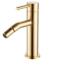AQUAme Siena Смеситель для биде однорычажный, Glossy gold AQM6216GG - фото 305413