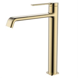 AQUAme Asti Смеситель для раковины однорычажный, Brushed gold AQM6414BG - фото 305590