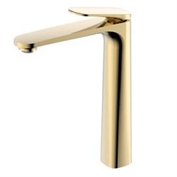 AQUAme Imola Смеситель для свободностоящей раковины , без донного клапана, Brushed gold AQM6714BG - фото 305722