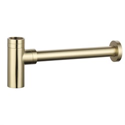 AQUAme Сифон для раковины латунный, Brushed gold AQM7010BG - фото 306229