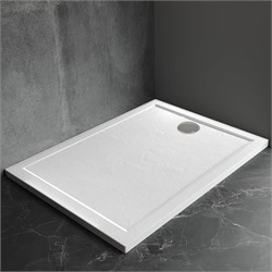VECONI Pietra Душевой поддон квадратный, 1000x1000x30, искусственный камень, белый PT-W-100100-RU - фото 306775