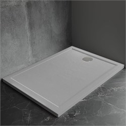 VECONI Pietra Душевой поддон прямоугольный, 1000x800x30, искусственный камень, серый PT-G-10080-RU - фото 306797