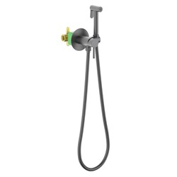 TIMO Смеситель встроенный с гигиеническим душем Saona черное золото (2338/18SM) 2338/18SM - фото 307289
