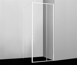 WASSERKRAFT Rhin 44S19 Душевой уголок квадратный, размер 100х100 см, стекло прозрачное 6 мм, профиль белый - фото 34872