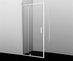 WASSERKRAFT Neime 19P03 Душевой уголок квадратный, размер 90х90 см, стекло прозрачное 6 мм, профиль белый - фото 34902