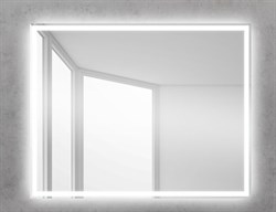 BELBAGNO Зеркало со встроенным светильником и кнопочным выключателем, 12W, 220-240V, 1000x30x800 - фото 53994