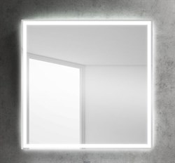 BELBAGNO Зеркало со встроенным светильником и сенсорным выключателем, 12W, 220-240V, 800x30x800 - фото 54079