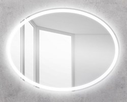 BELBAGNO Зеркало со встроенным светильником и кнопочным выключателем, 12W, 220-240V, 750x30x900 - фото 54316