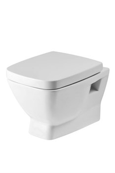 SANTEK Нео Унитаз подвесной  с быстросъемным дюропластовым сиденьем 1WH302410 - фото 89005