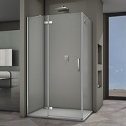 VECONI RV-064 Душевой уголок прямоугольный с распашными дверями, размер 120х90 см