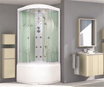NIAGARA Premium Душевая кабина NG-308-01N (900х900х2200) высокий поддон (48 см) стекло МОЗАИКА