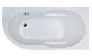 ROYAL BATH Azur 138х79 Акриловая ванна асимметричная, правая