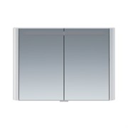 AM.PM Sensation, зеркало, зеркальный шкаф, 100 см, с подсветкой, белый, глянец, шт