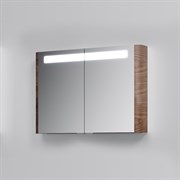 AM.PM Sensation, зеркало, зеркальный шкаф, 100 см, с подсветкой, орех, текстурированная, шт