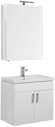 AQUANET Рондо 70 Комплект мебели для ванной комнаты (2 дверцы, зеркало камерино)
