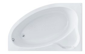 SANTEK Edera L 170х110 Ванна акриловая асимметричная, левая