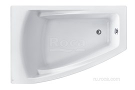 Ванна акриловая Roca Hall Angular 150х100 асимметричная левая белая ZRU9302864