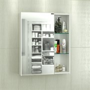 SANTA Универсальный зеркальный шкаф "Дублин 58" возможно установить на левую или правую стороны
