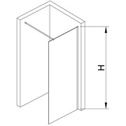 RGW WA-002 900 Душевая перегородка 35100209-21