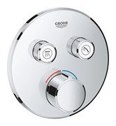 GROHE 29145000 Grohtherm SmartControl Внешняя часть смесителя на 2 выхода, хром GROHE-29145000