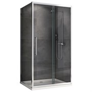 ABBER Душевой уголок  Schwarzer Diamant AG30140H-S85, размер 140x85 см, двери раздвижные, стекло 6 мм AG30140H-S85