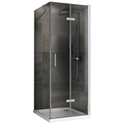 ABBER Душевой уголок  Zart AG08090P-S71, размер 90x70 см, двери складные, стекло 6 мм AG08090P-S71