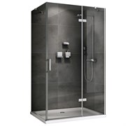 ABBER Душевой уголок  Zart AG08090-S81, размер 90x80 см, двери распашные, стекло 6 мм