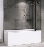 ABBER Шторка на ванну  Ewiges Wasser AG50100B, размер 100 см, двери распашные, стекло 6 мм