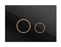 CERSANIT Кнопка TWINS для LINK PRO/VECTOR/LINK/HI-TEC стекло черный