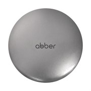 ABBER Накладка на слив для раковины  AC0014MS серебряная матовая, керамика