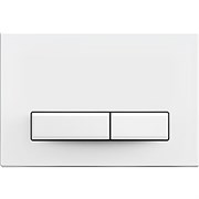 AQUATEK Панель смыва Slim Белая глянец (клавиши прямоугольные) KDI-0000021