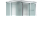 TIMO Comfort Душевая кабина прямоугольная-асимметричная, размер 120х85 см, профиль - хром / стекло - прозрачное, двери раздвижные