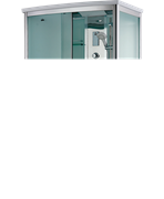 TIMO Comfort Душевая кабина прямоугольная-асимметричная, размер 120х90 см, профиль - хром / стекло - прозрачное, двери раздвижные