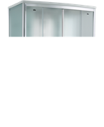 TIMO Comfort Душевая кабина прямоугольная, размер 140х88 см, профиль - хром / стекло - матовое, двери раздвижные