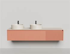 SALINI Domino Тумба со столешницей ширина 200 см, шпон