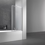 VINCEA Шторка на ванну ширина 70 см профиль - хром / стекло - прозрачное 5мм