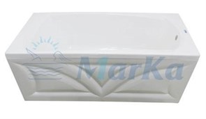 1MARKA Elegance Ванна прямоугольная пристенная размер 140х70 см, цвет белый