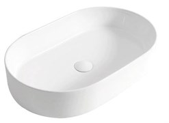 BELBAGNO Раковина керамическая накладная, овальная BB1479, 610x385x120 BB1479