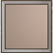 OPADIRIS Карат Зеркало с подсветкой 80 см, цвет орех антикварный с серебрянной патиной