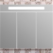 OPADIRIS Фреш Зеркальный шкафчик с подсветкой 100 см, белый