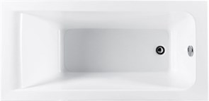 AQUANET Bright Ванна акриловая прямоугольная встраиваемая / пристенная размер 145x70 см с каркасом, белый