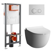 VITRA Sento L-Box комплект унитаза с инсталляцией