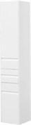 AQUANET Шкаф-Пенал подвесной / напольный Палермо 35 L белый глянец