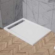 BELBAGNO Due Душевой поддон акриловый прямоугольный размер 100x80 см, цвет белый TRAY-BB-DUE-AH-100/80-4-W0